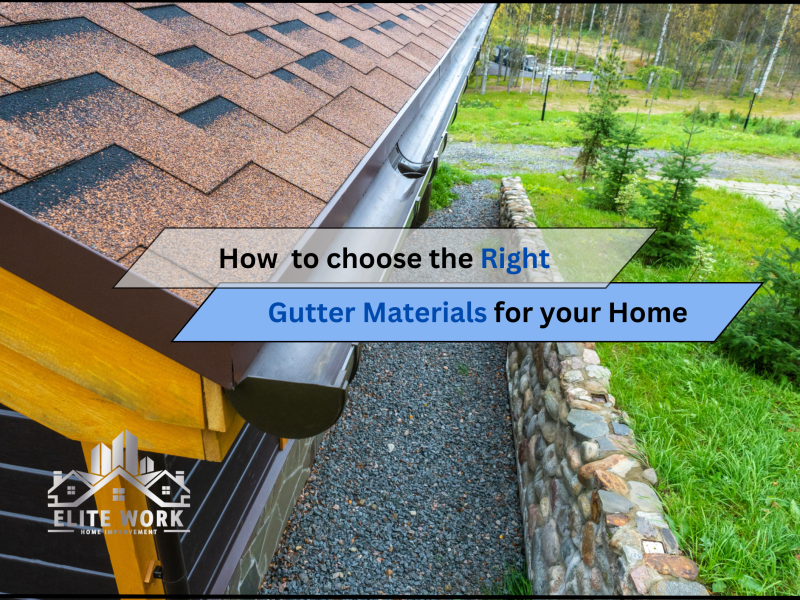 How to Choose the Right Gutter Material for Your Clifton NJ Home