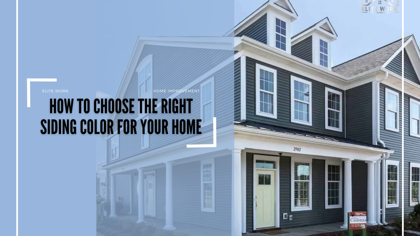 Unveiling Elegance: A Guide to Choosing the Perfect Siding Color for Your Home