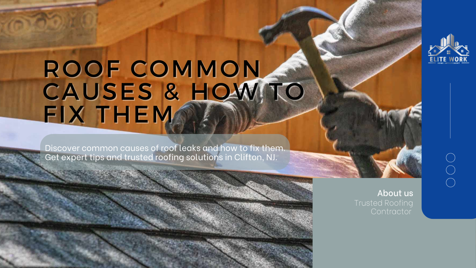 Roof Leak Detection: Common Causes & How to Fix Them