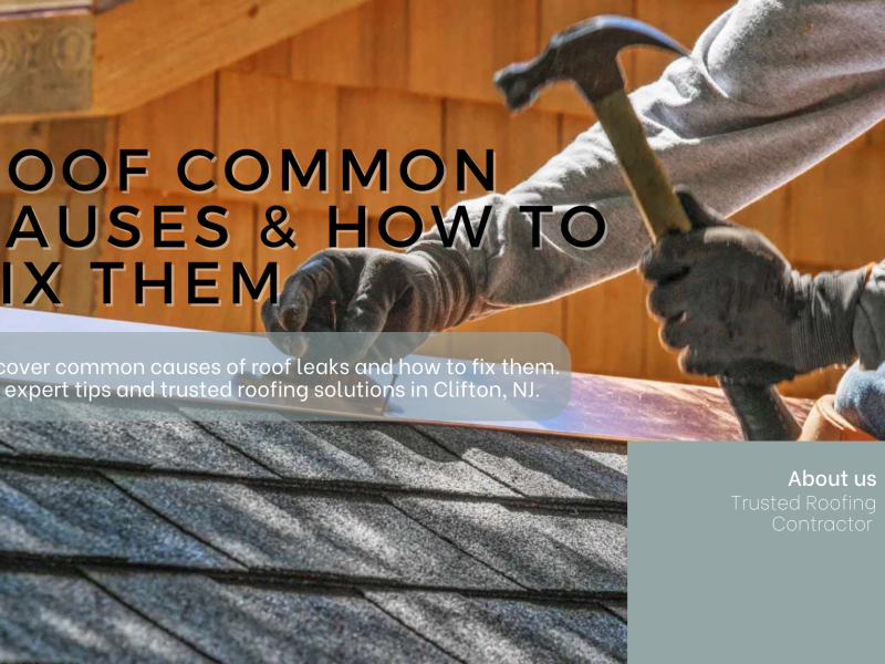 Roof Leak Detection: Common Causes & How to Fix Them