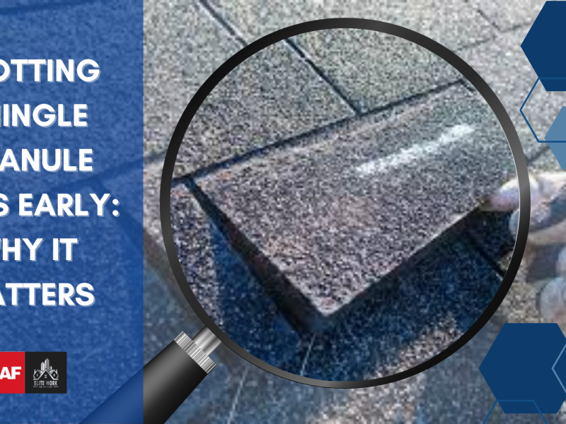 Spotting Shingle Granule Loss Early: Why It Matters