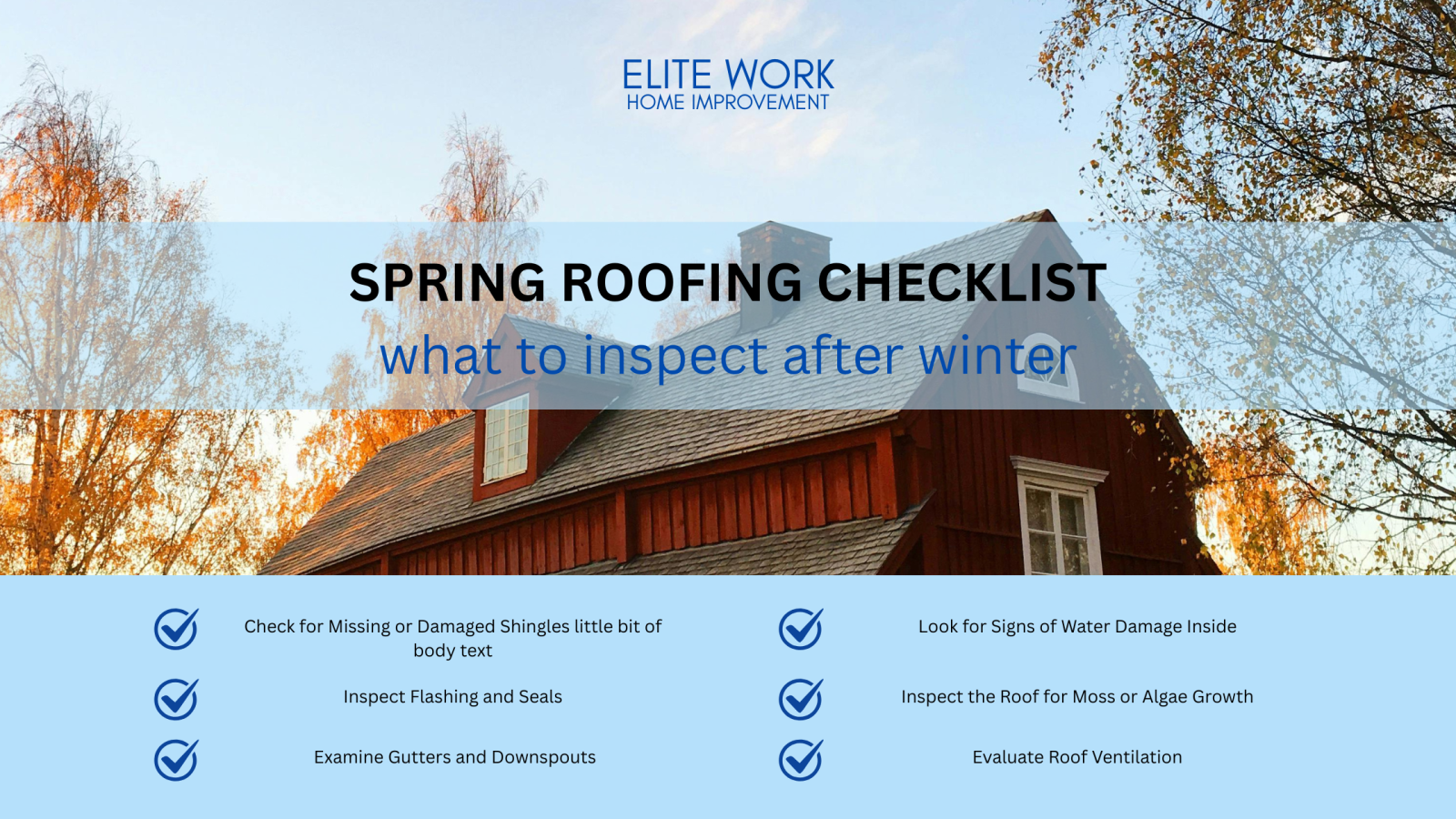 Spring Roofing Checklist: What to Inspect After Winter
