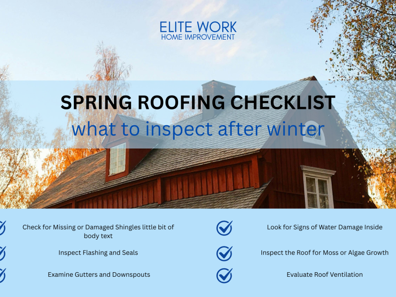 Spring Roofing Checklist: What to Inspect After Winter