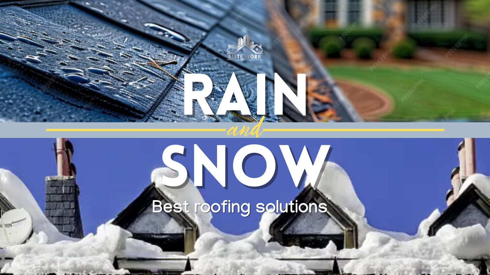 The Best Roofing Solutions for Heavy Rain & Snow