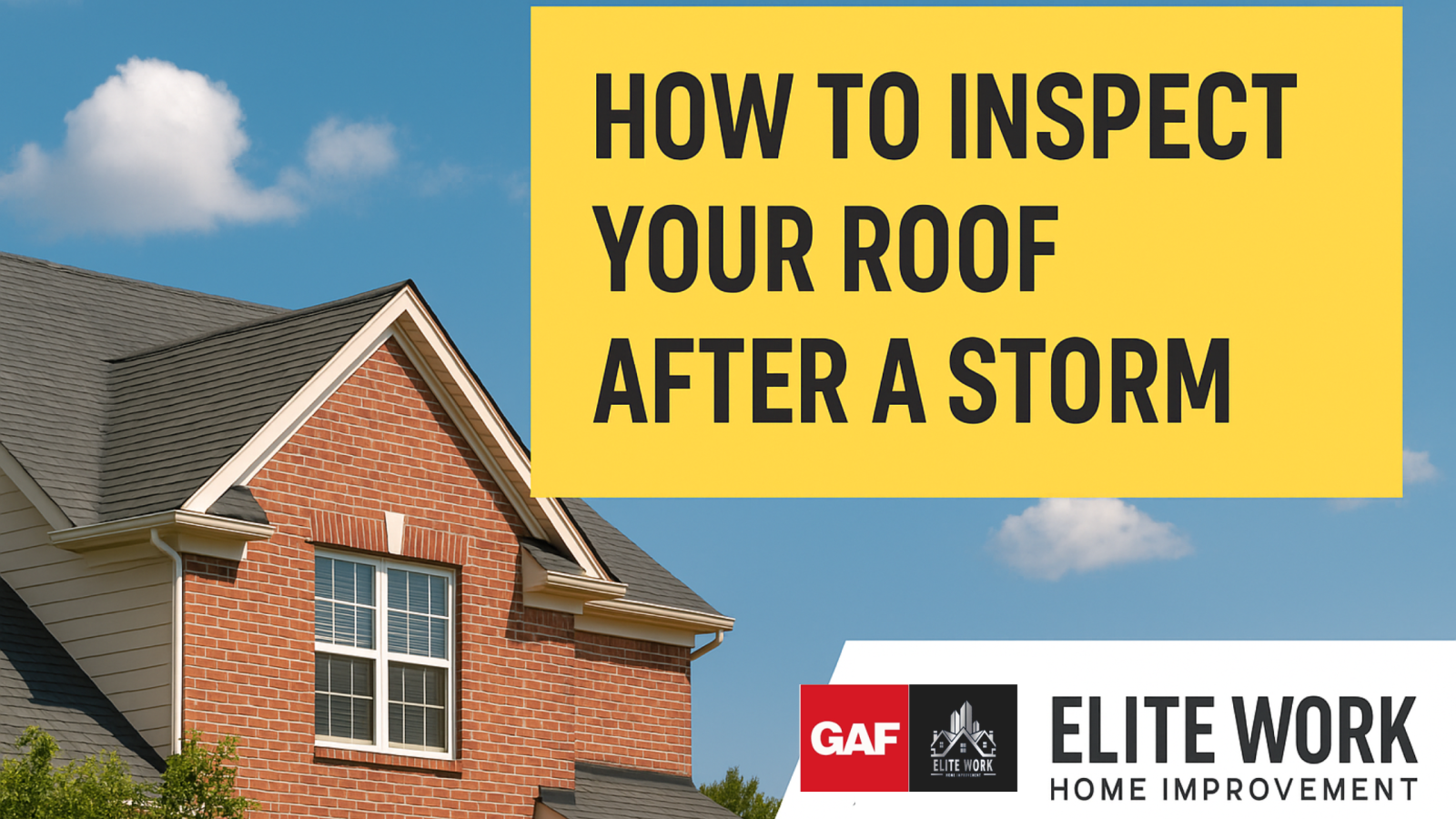 How to Inspect Your Roof After a Storm